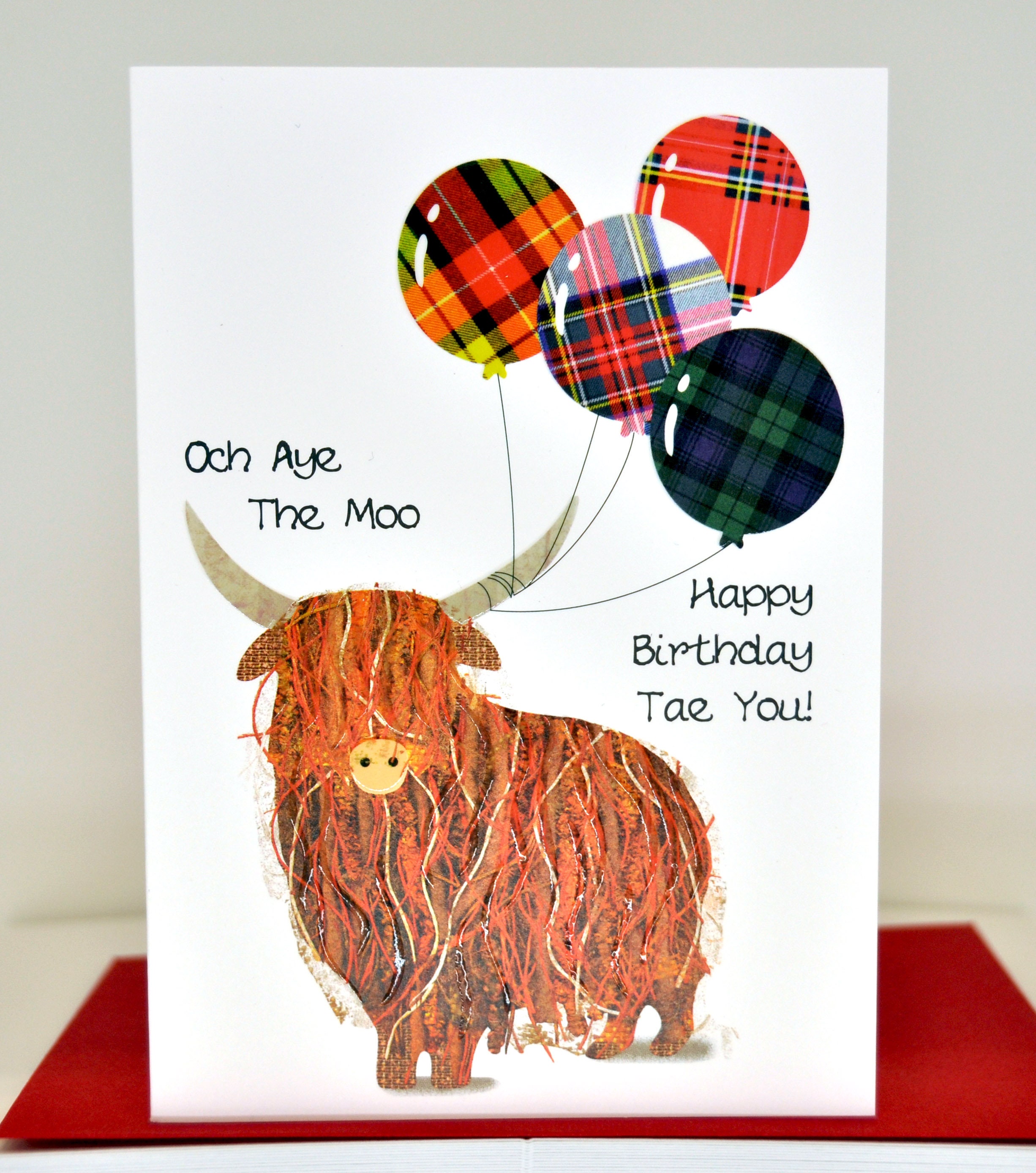 Scottish Birthday Och Aye the Moo Card WWBD113 Etsy UK