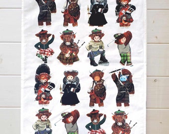 Tea Towel Character Coos TT03