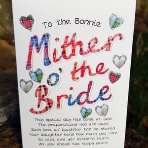 Mither O' The Bride Card WWWE98 image 2