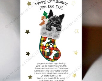 Christmas Fae the Dog Card WWXM101