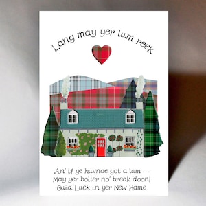 New Home Lang May Yer Lum Reek Card WWNH10