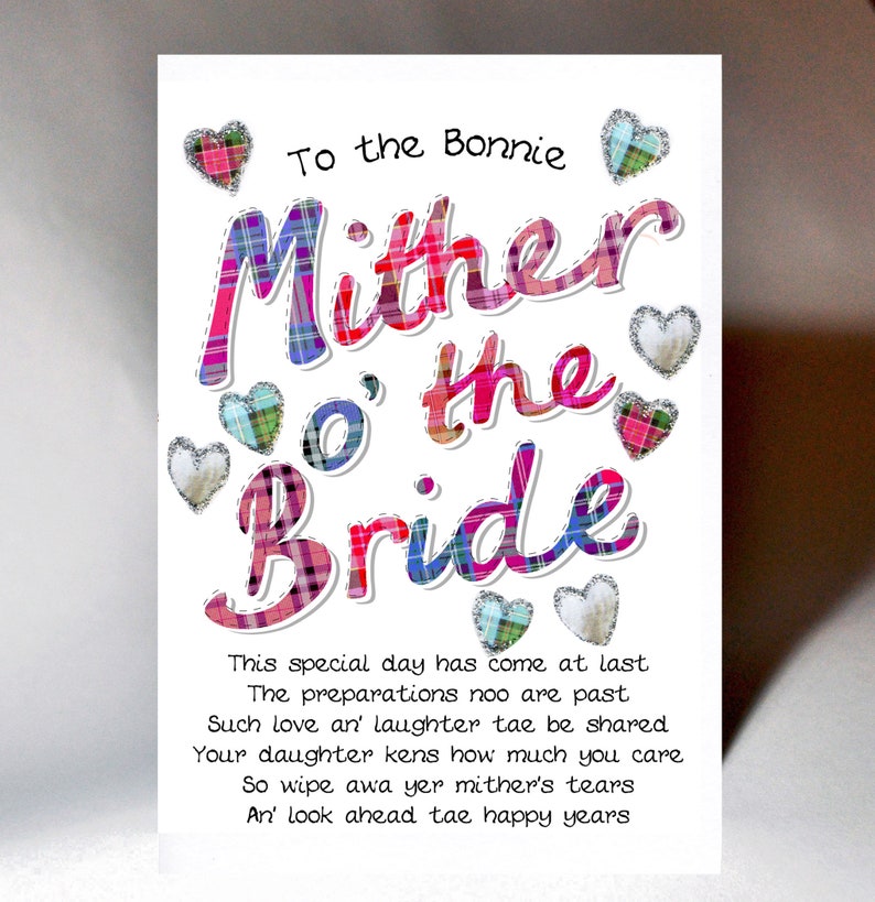 Mither O' The Bride Card WWWE98 image 1