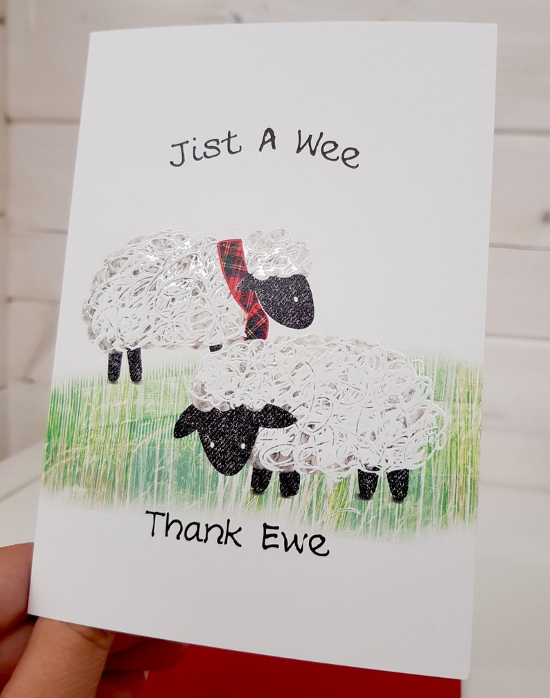 Thank Ewe Sheep Card WWTY01
