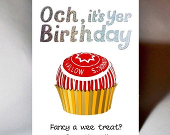 Birthday Gaun Yersel Teacake Card WWBD249