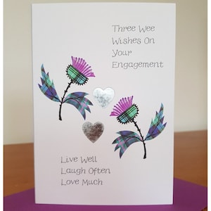 Engagement Thistle Card
