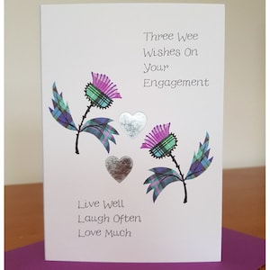 Engagement Thistle Card