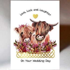 Hochzeit Love Luck Coos Karte WWWE104