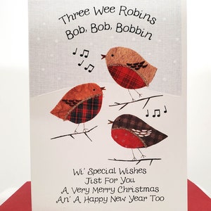 Christmas Bob Bob Bobbin Card WWXM28
