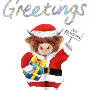Season&#39;s Greetings Fae Scotland Card WWXM159