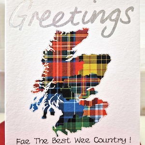 Greetings Fae The Best Wee Country Card WWGR55