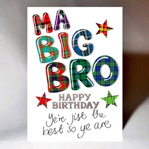 Birthday Big Bro Card WWTW29
