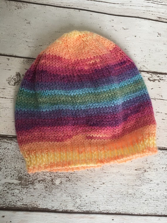 Handmade Knit Children/'s Hat or Beanie Made to Order Kid/'s Bright Pink Winter Hat