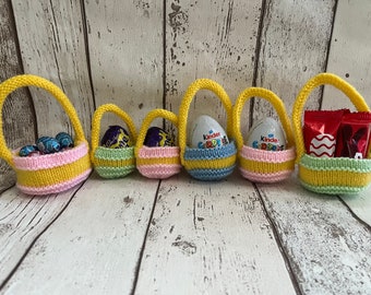 Hand knitted Easter basket, Easter hunt, Easter basket, egg basket, Mother’s Day gift, chocolate basket