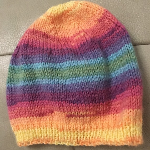 Handmade Knit Children/'s Hat or Beanie Made to Order Kid/'s Bright Pink Winter Hat