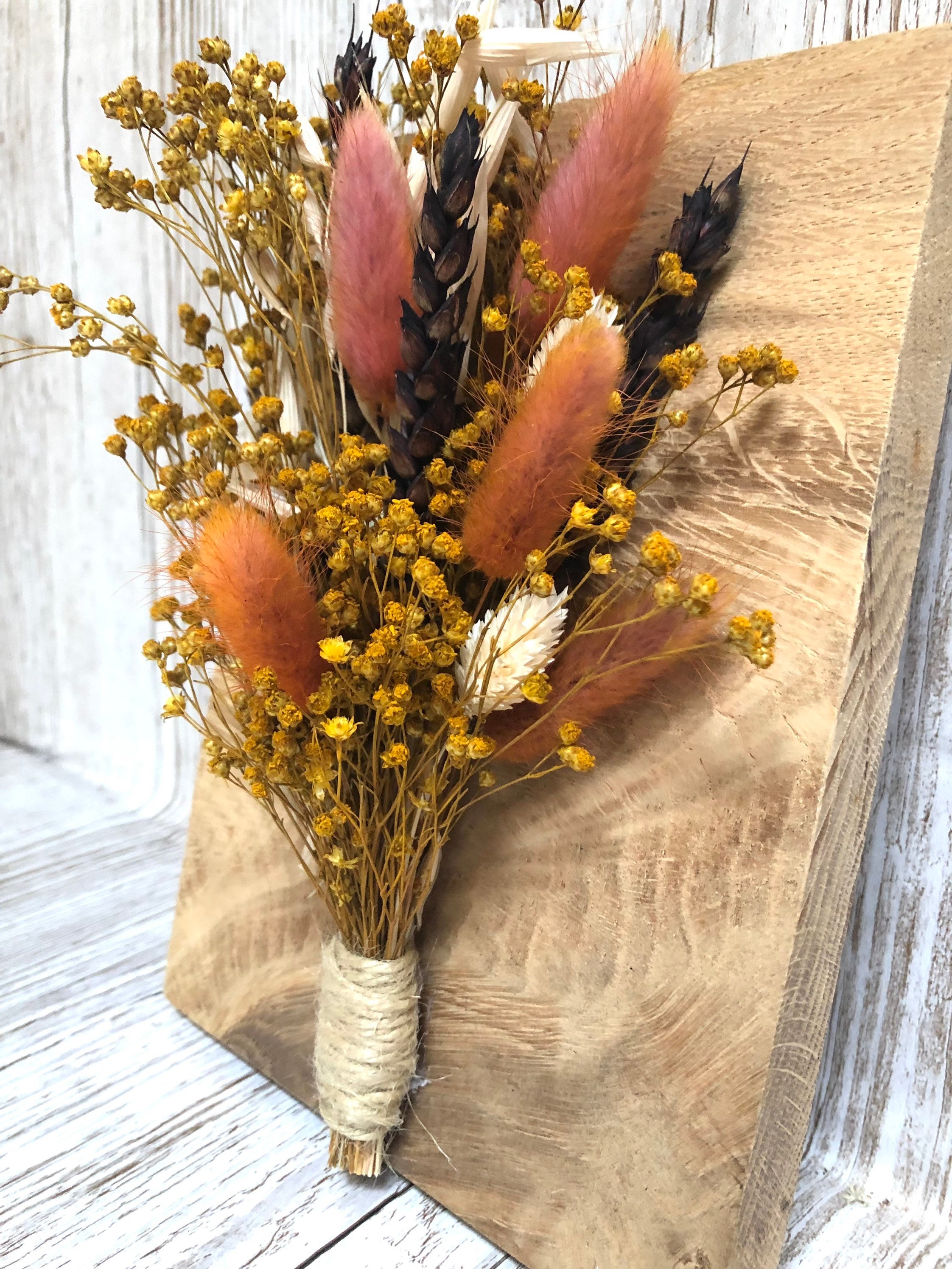 Dried flower art floral design dried flowers and wood Etsy