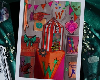 Illustration & Totebag | Weasley's wizard wheezes