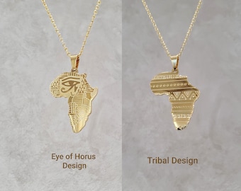 Egyptian / Africa  / Necklace / Eye of Horus / Tribal Jewelry / African Jewelry / Egyptian Jewellery