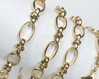 Link Bracelet / Gold Bracelet / Stainless Steel Bracelet / Stylish Bracelet