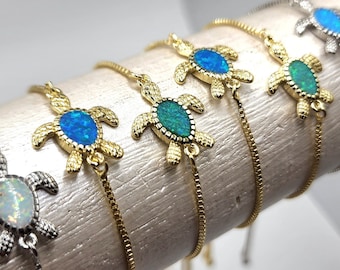 Turtle / Turtle bracelet / Bolo Bracelet / Turtle Jewelry / Adjustable Bracelet/ Child Bracelet / Teen Bracelet