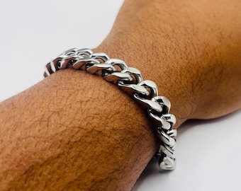 Curb Link Bracelet / Stainless Steel Bracelet / Stylish Bracelet