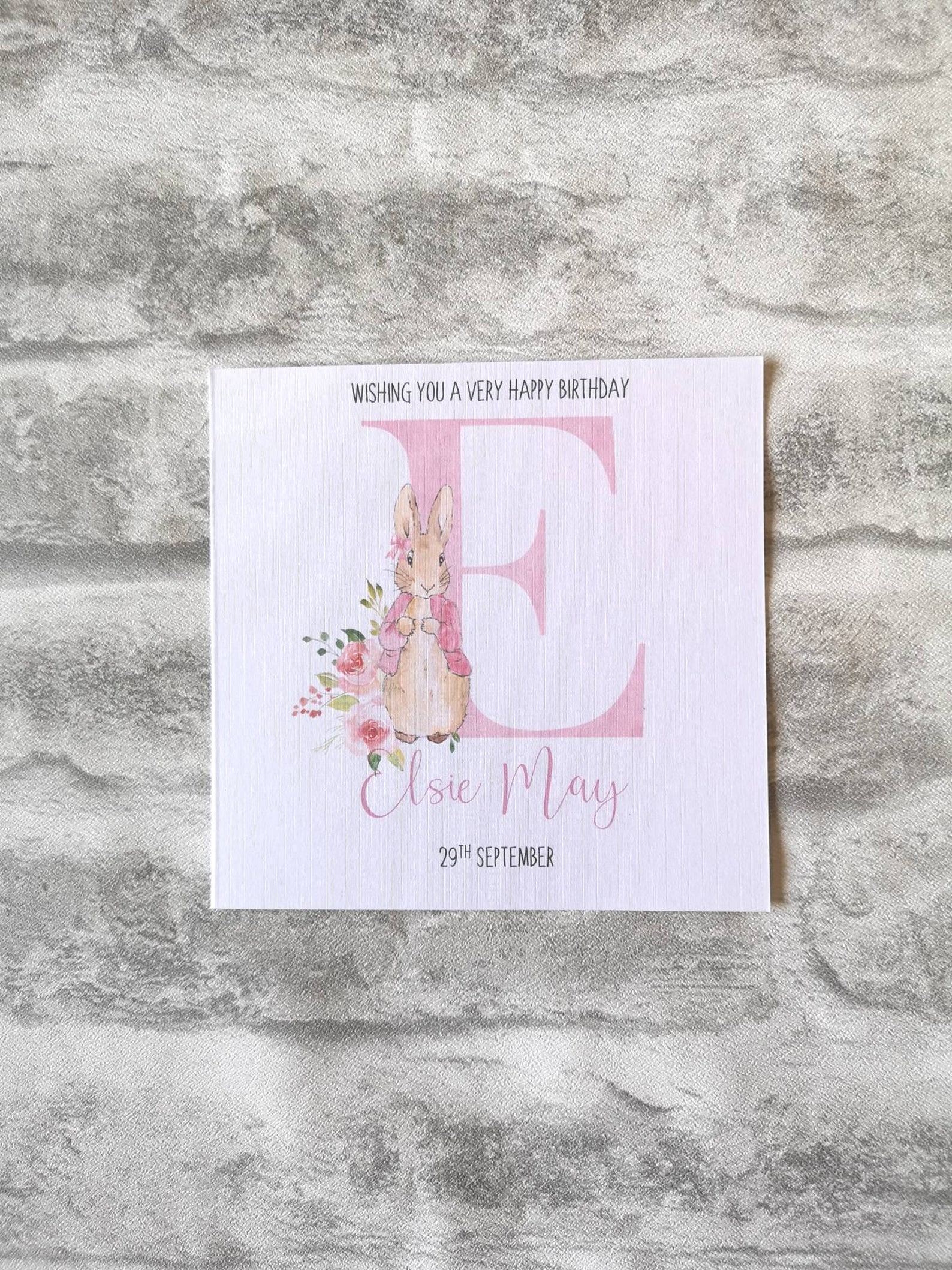 Personalised Peter Rabbit Birthday Card - Etsy UK