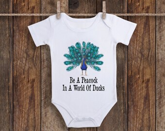 peacocks baby clothes unisex