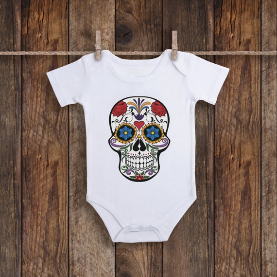 sugar skull onesie