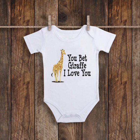giraffe onesie baby