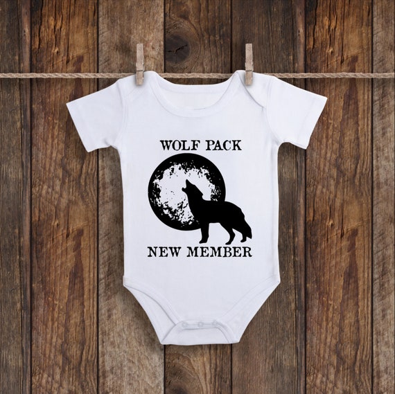 wolf onesie baby