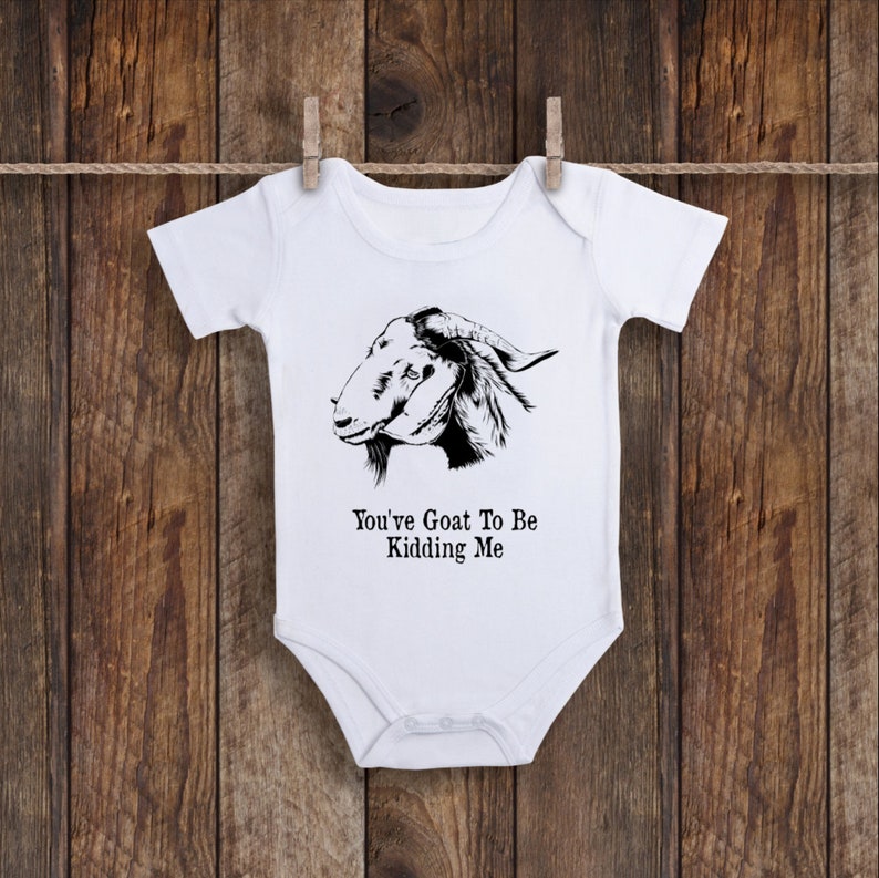 Goat Onesie Farm Baby Clothes Country Baby Clothes Funny Etsy