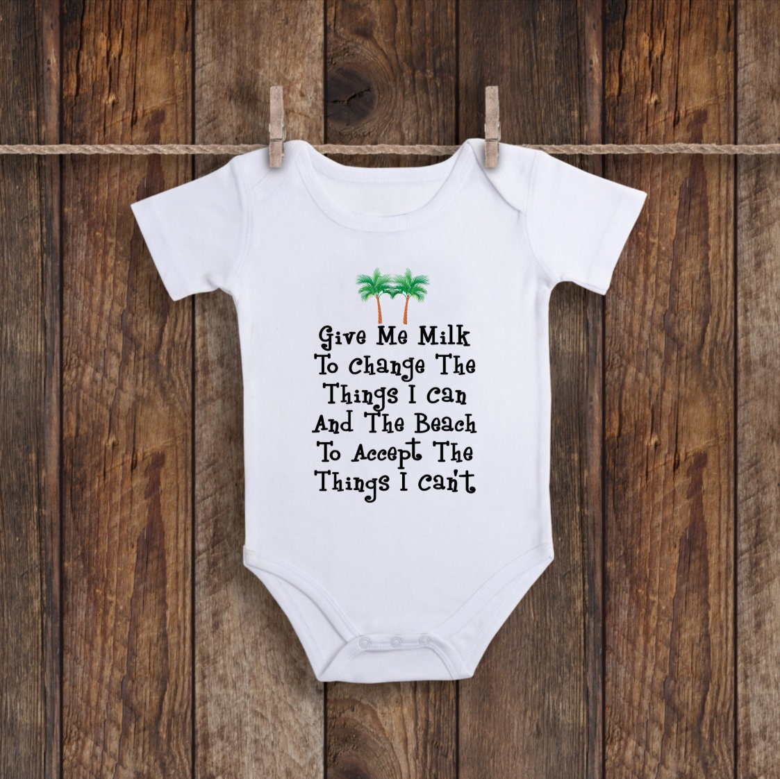 Beach Onesie Ocean Baby Shower Vacation Outfit Vacation Etsy