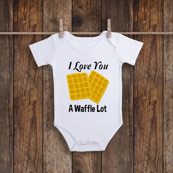 waffle onesie baby