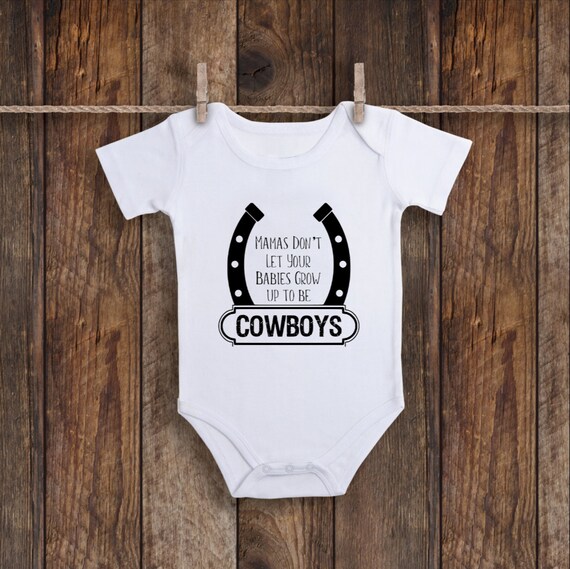 Cowboys onesie baby Clearance