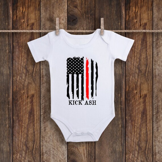 firefighter onesie for baby boy