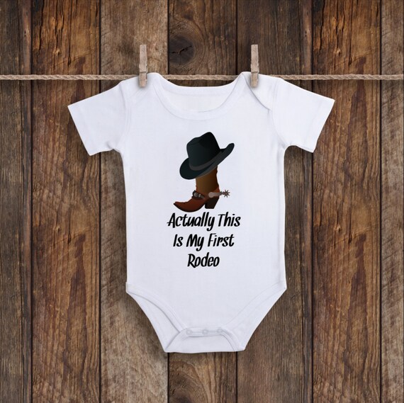 baby boy western onesies