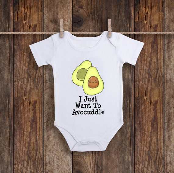 avocado baby onesie