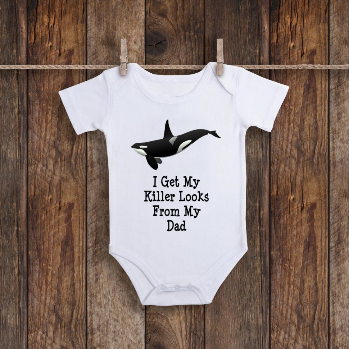 Orca Whale Onesie Killer Whale Baby Bodysuit Whale Baby Etsy