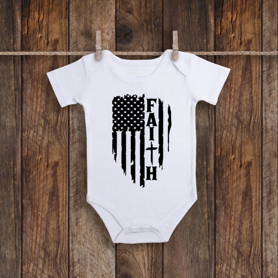 patriotic baby onesie