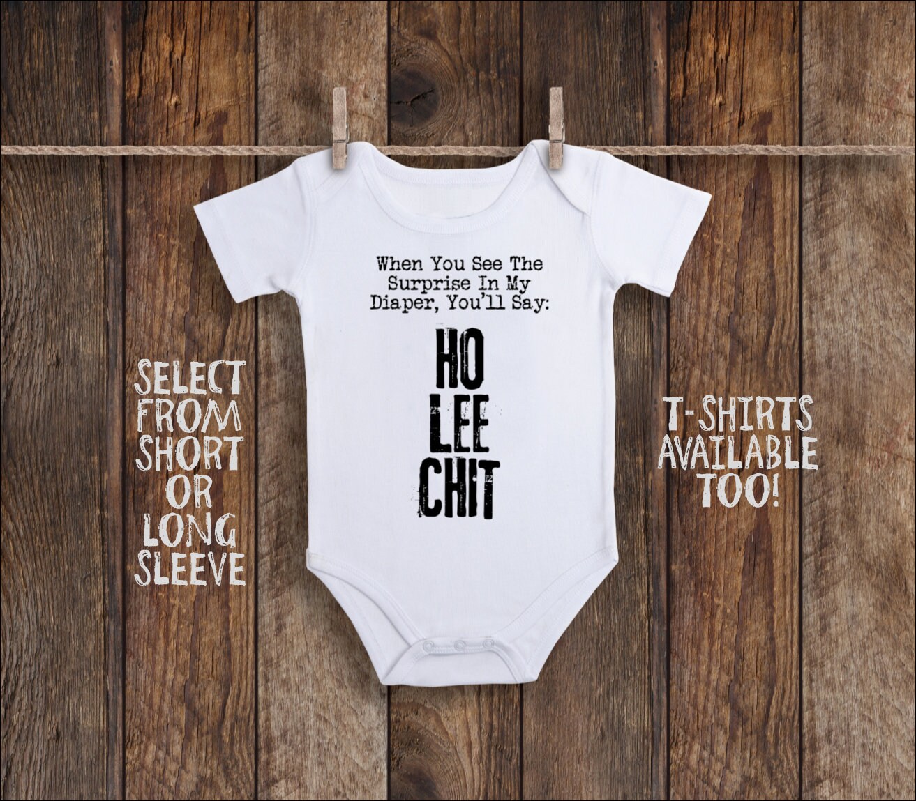 Inappropriate Baby Onesie© Dirty Diaper Baby Shower Humor Etsy