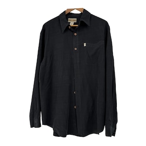 Mens Long Sleeve Black 100%silk Shirt - Etsy