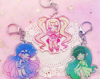 2.5” Mermaid Melody Glitter Charm