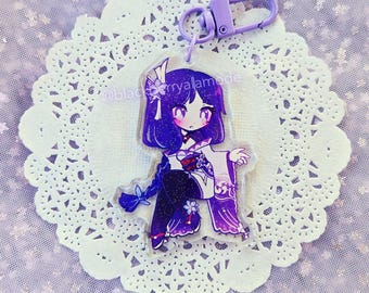 Raiden 2.5" Glitter Charm