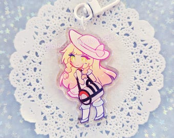 Lillie 2.5" Glitter Charm