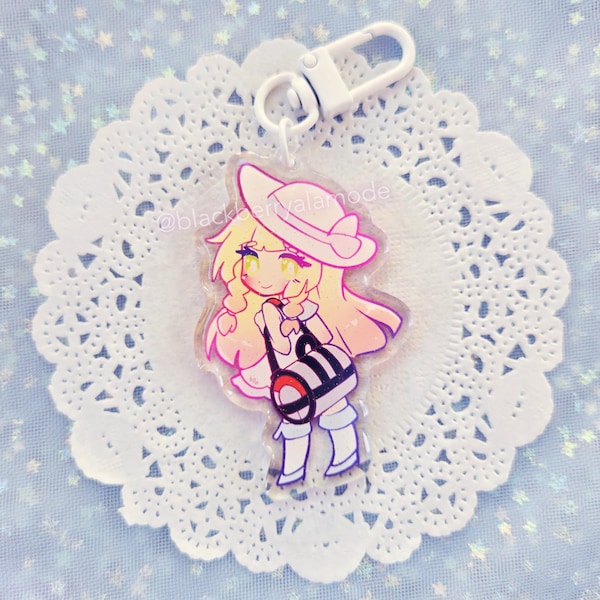 Ciondolo glitterato Lillie da 2,5"
