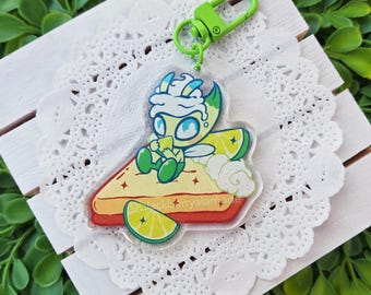 Celebi Key Lime Pie 2.5" Glitter Charm