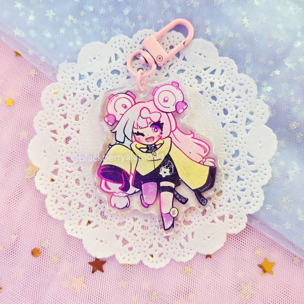 Iono 2.5" Glitter Charm