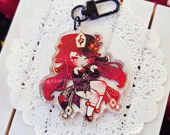 Hutao 2.5" Glitter Charm