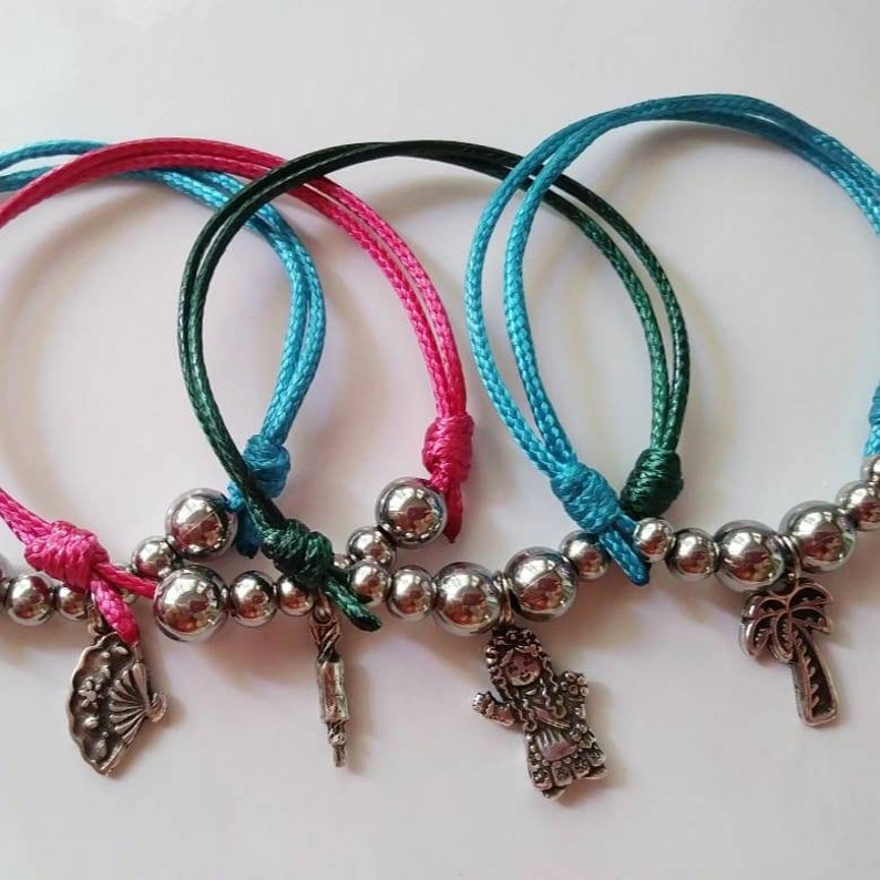 Simple bracelets Fine bracelet Alicante Bracelet. Thread bracelet Bonfire Bracelet