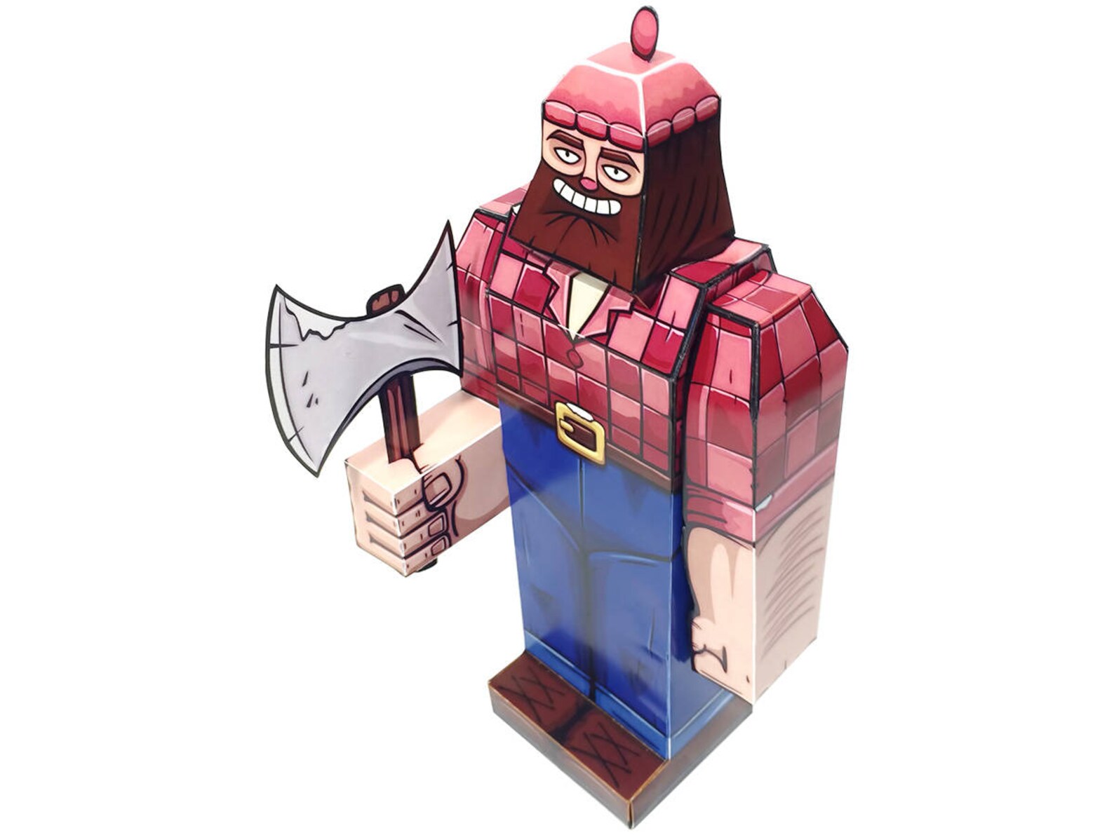 Gravity Falls Totem Water Tower Lumberjack Paper Toy DIY Etsy