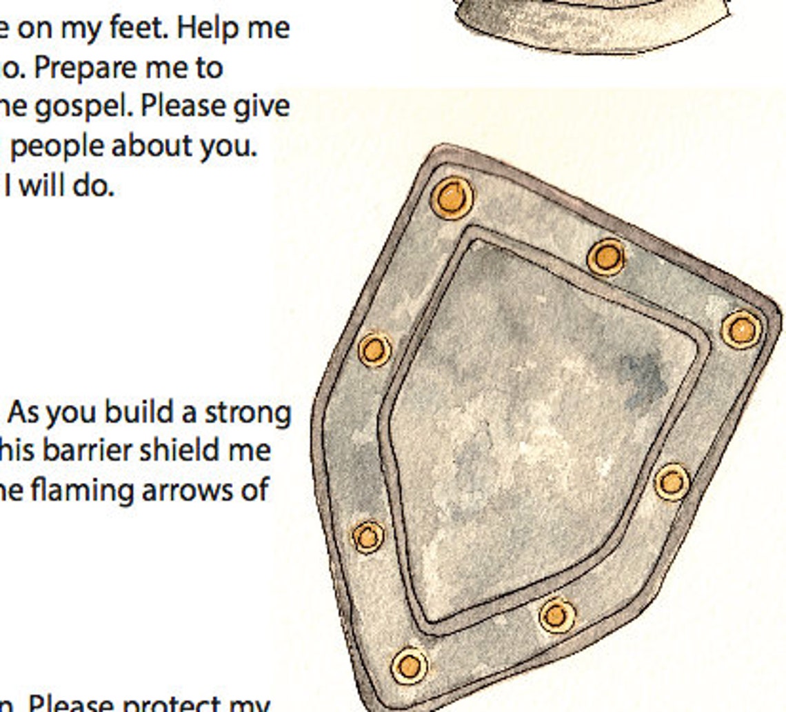 The Armour of God Printable - Etsy
